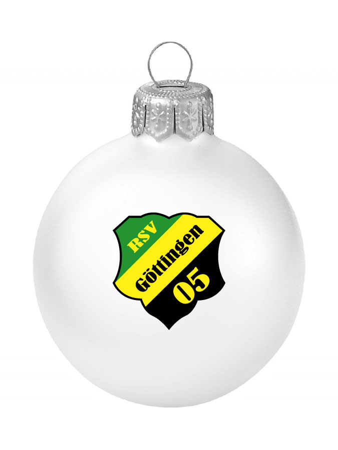 Weihnachtskugel Logo 8cm