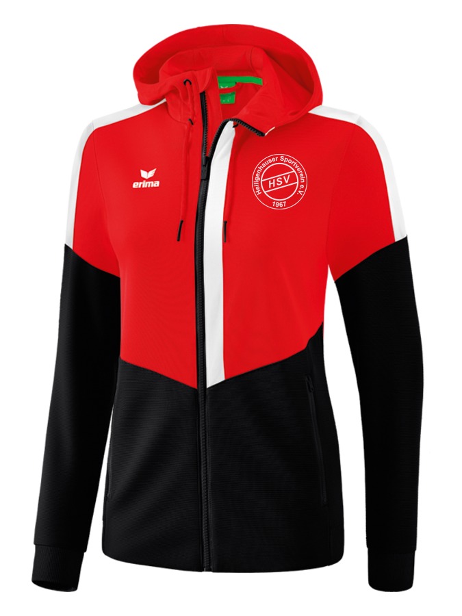 Erima Squad Trainingsjacke mit Kapuze Damen