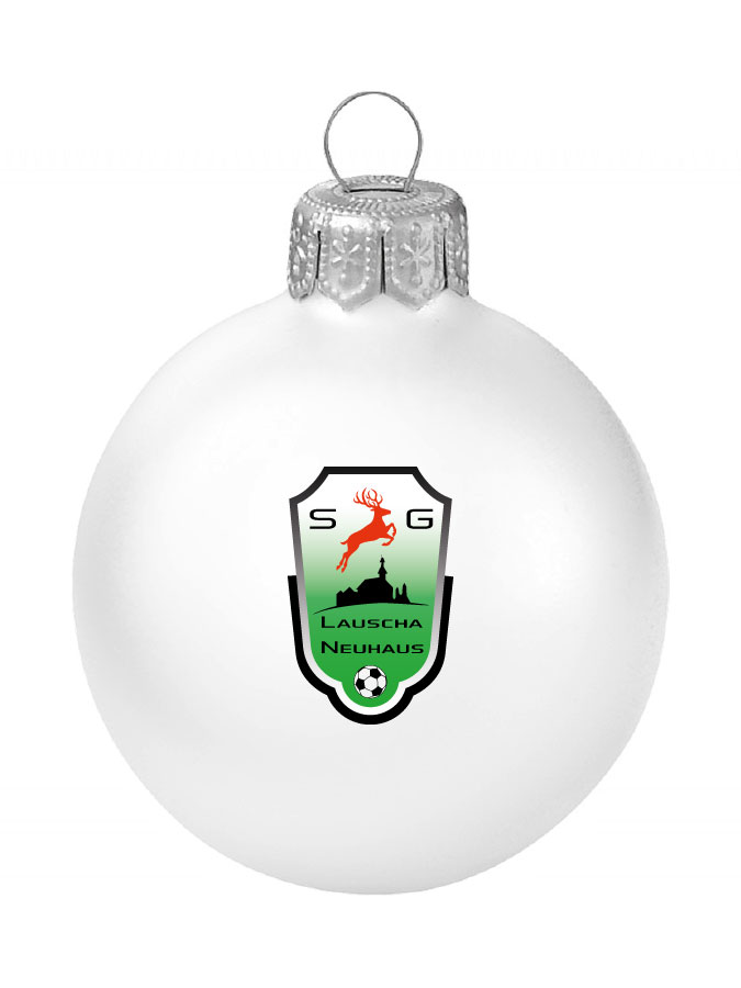 Weihnachtskugel Logo 8cm