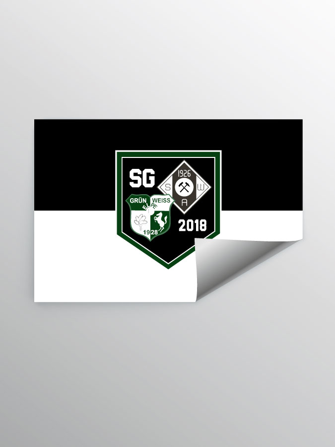 Aufkleber DIN A7 Logo