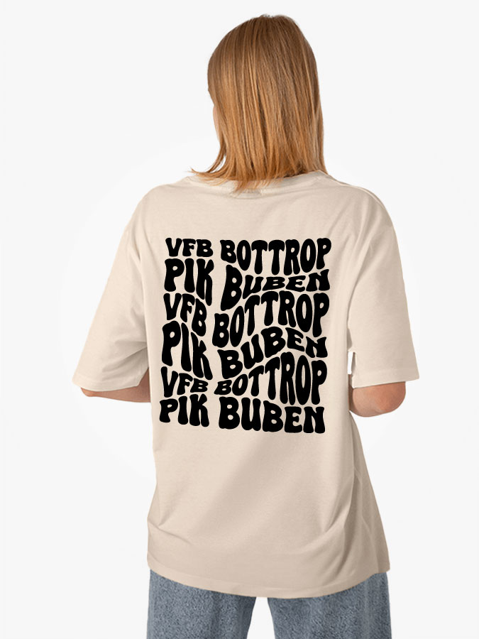 Oversized Shirt Wavy Damen