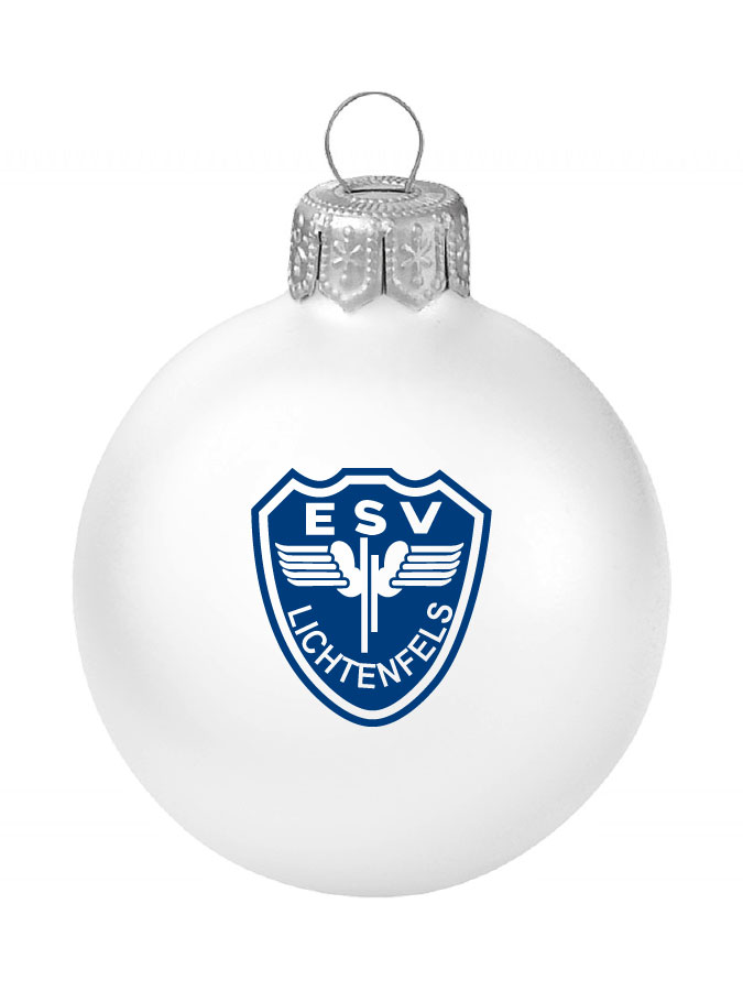 Weihnachtskugel Logo 8cm