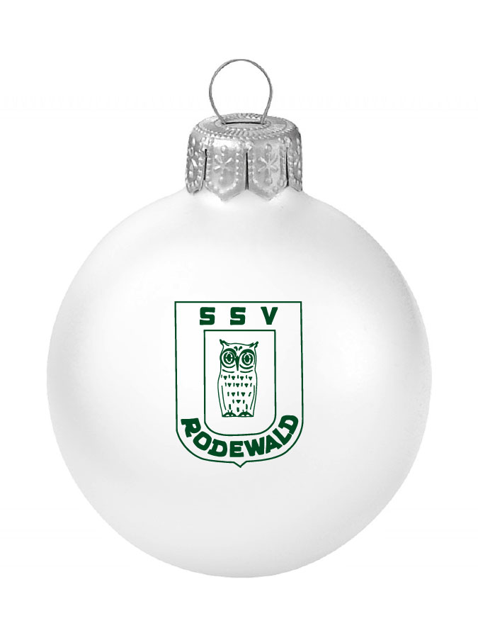 Weihnachtskugel Logo 8cm
