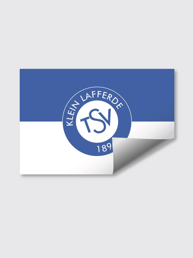 Aufkleber DIN A7 Logo