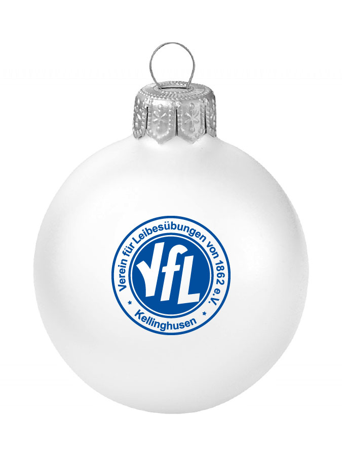 Weihnachtskugel Logo 8cm