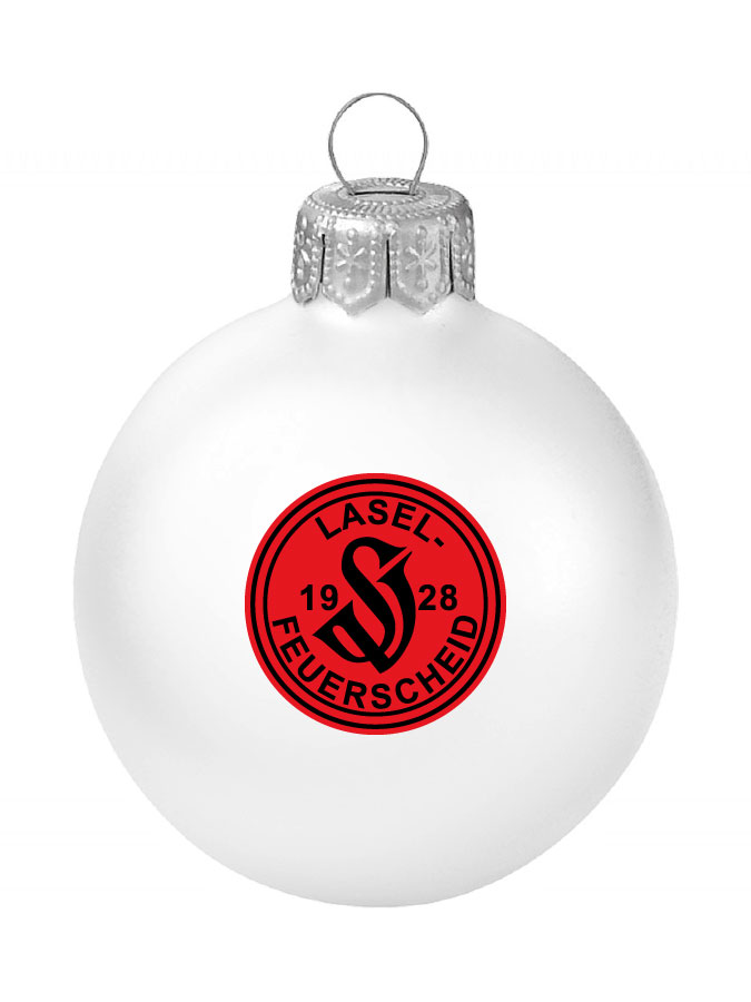 Weihnachtskugel Logo 8cm
