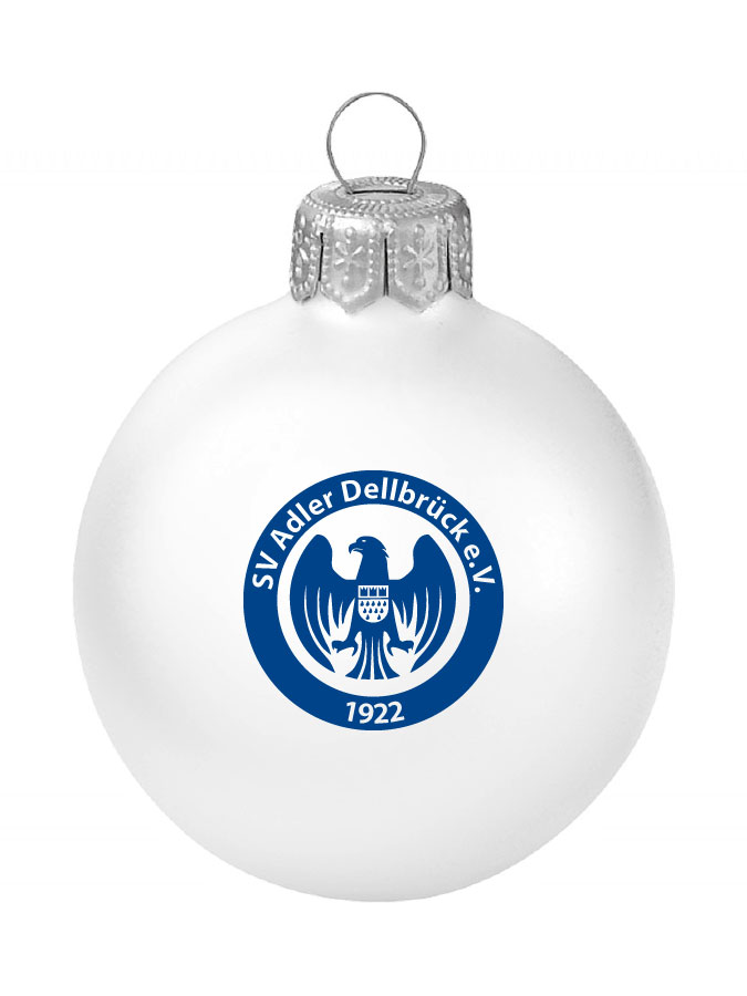 Weihnachtskugel Logo 8cm