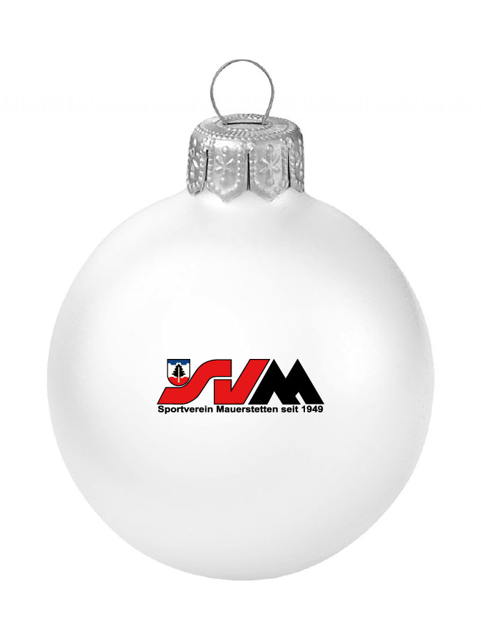 Weihnachtskugel Logo 8cm