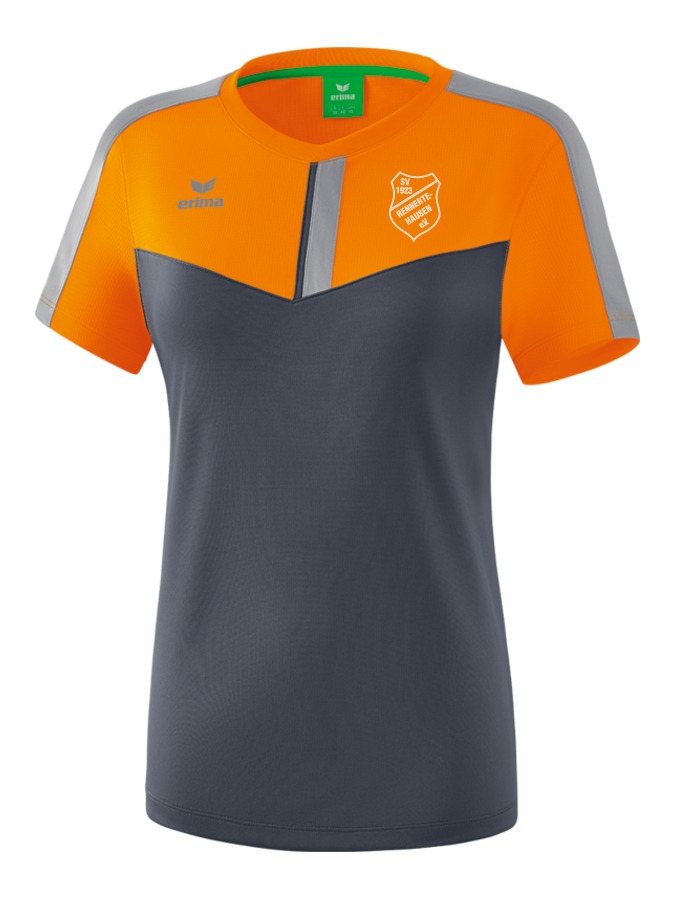 Orange-Grau-Silber