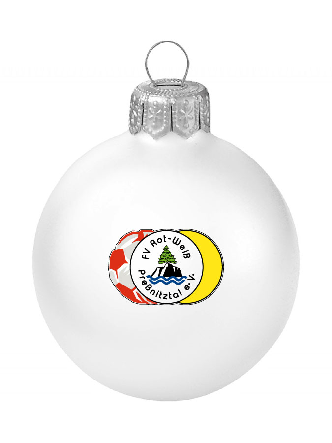 Weihnachtskugel Logo 8cm