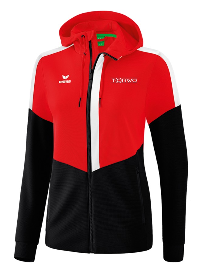 Erima Squad Trainingsjacke mit Kapuze Damen