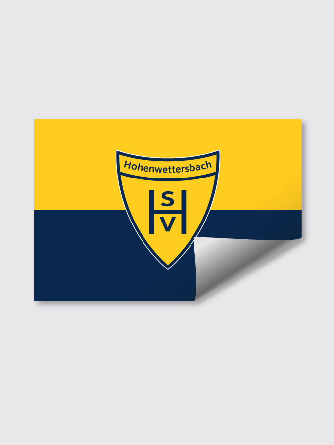 Aufkleber DIN A7 Logo
