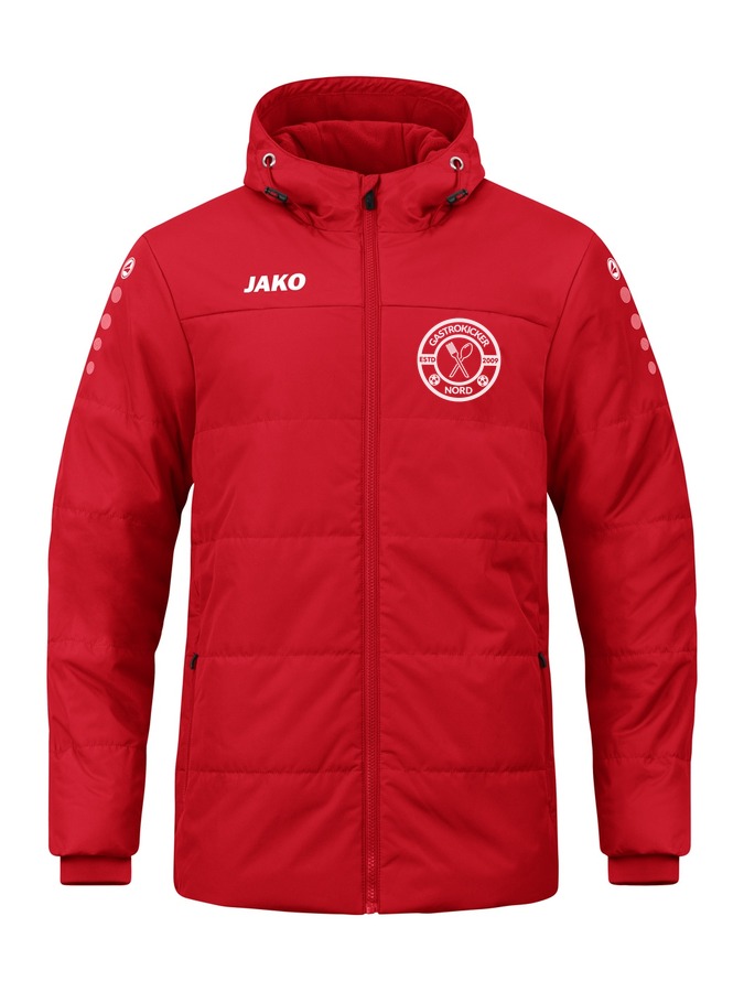 Jako Coachjacke Team mit Kapuze