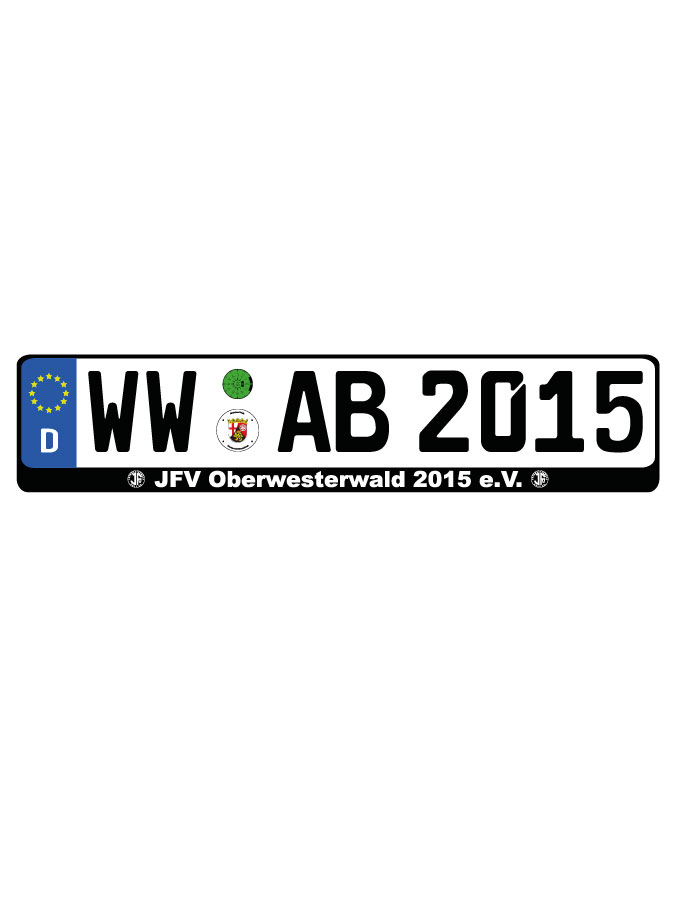 Kennzeichenhalter Kalden (2er Set)