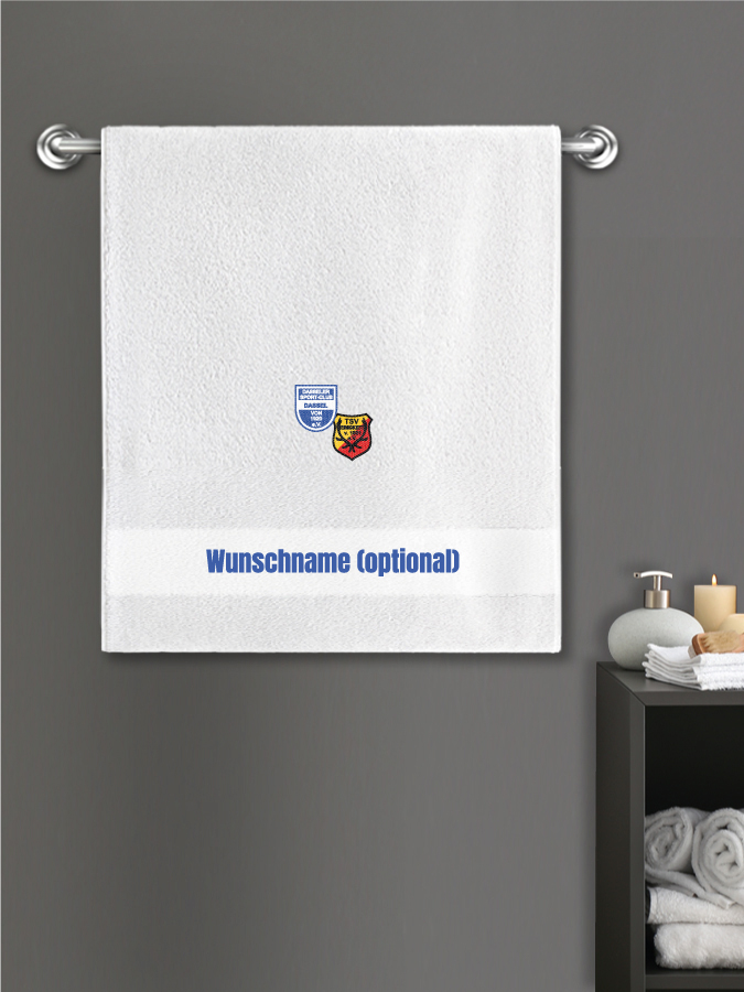 Badehandtuch Team Sticklogo