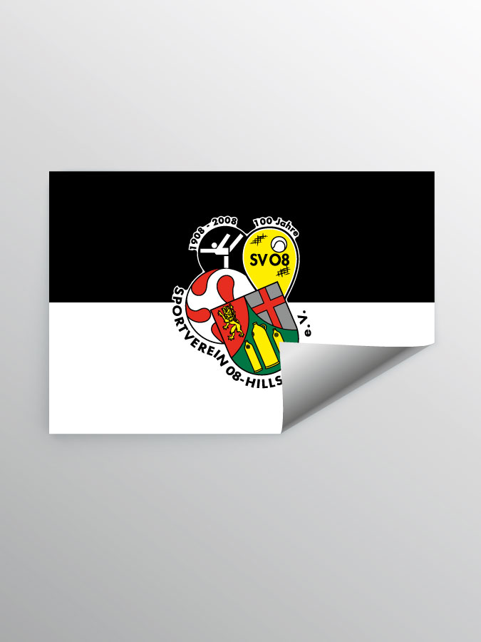 Aufkleber DIN A7 Logo