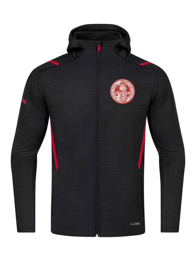 Jako Freizeitjacke Challenge mit Kapuze