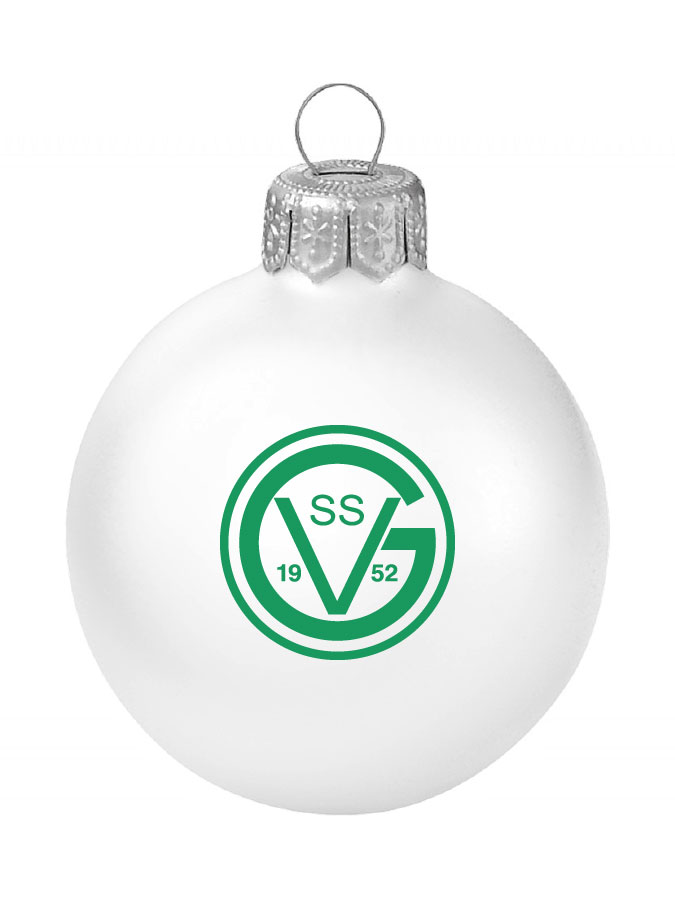 Weihnachtskugel Logo 8cm