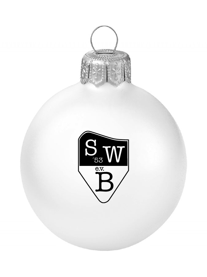 Weihnachtskugel Logo 8cm