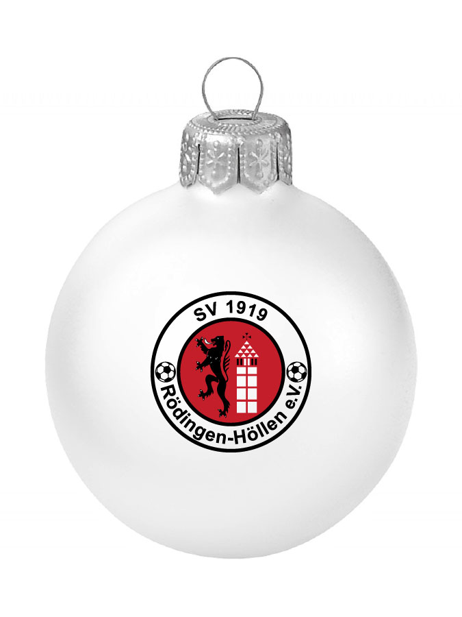 Weihnachtskugel Logo 8cm