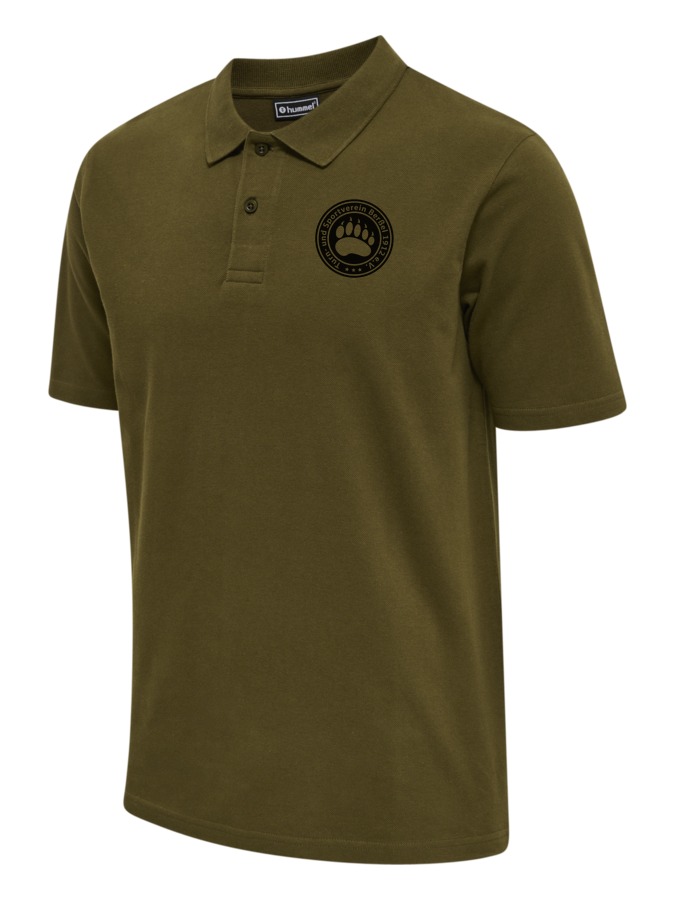 Hummel Red Stretch Polo