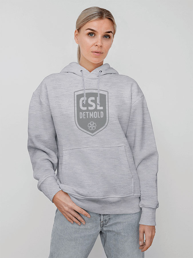 Hoodie All Grey Damen
