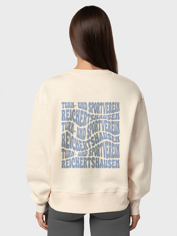 Oversized Sweater Wavy Damen