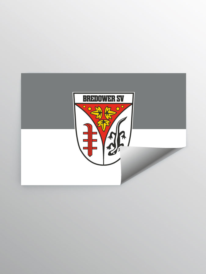 Aufkleber DIN A7 Logo