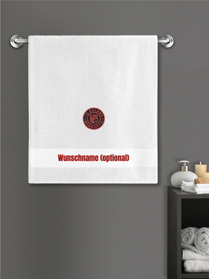Badehandtuch Team Sticklogo