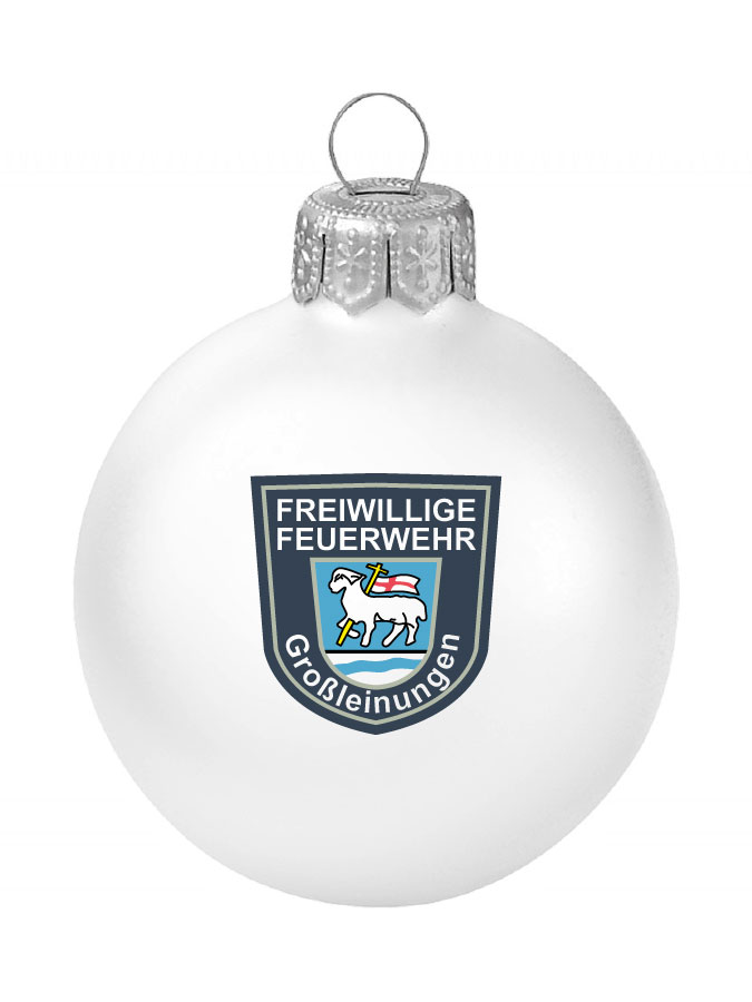 Weihnachtskugel Logo 8cm