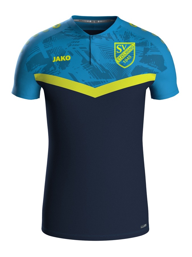 Navy-Blau-Neongelb
