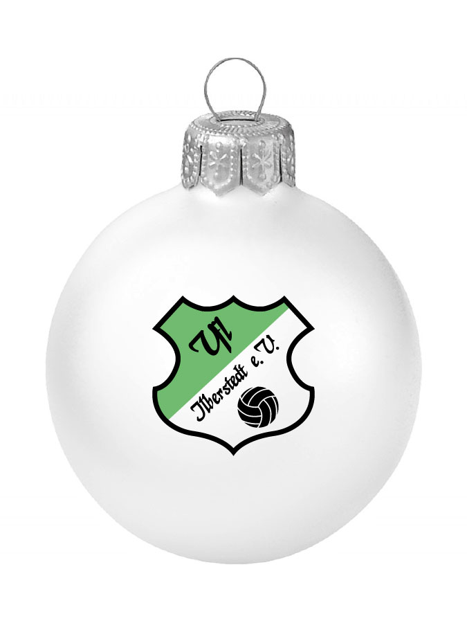 Weihnachtskugel Logo 8cm