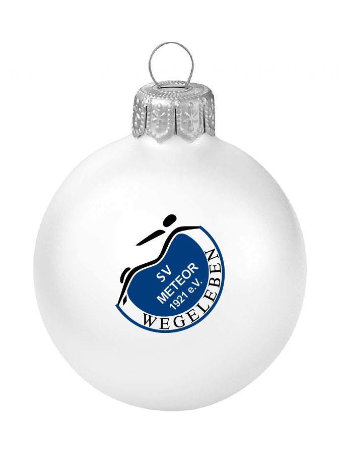 Weihnachtskugel Logo 8cm