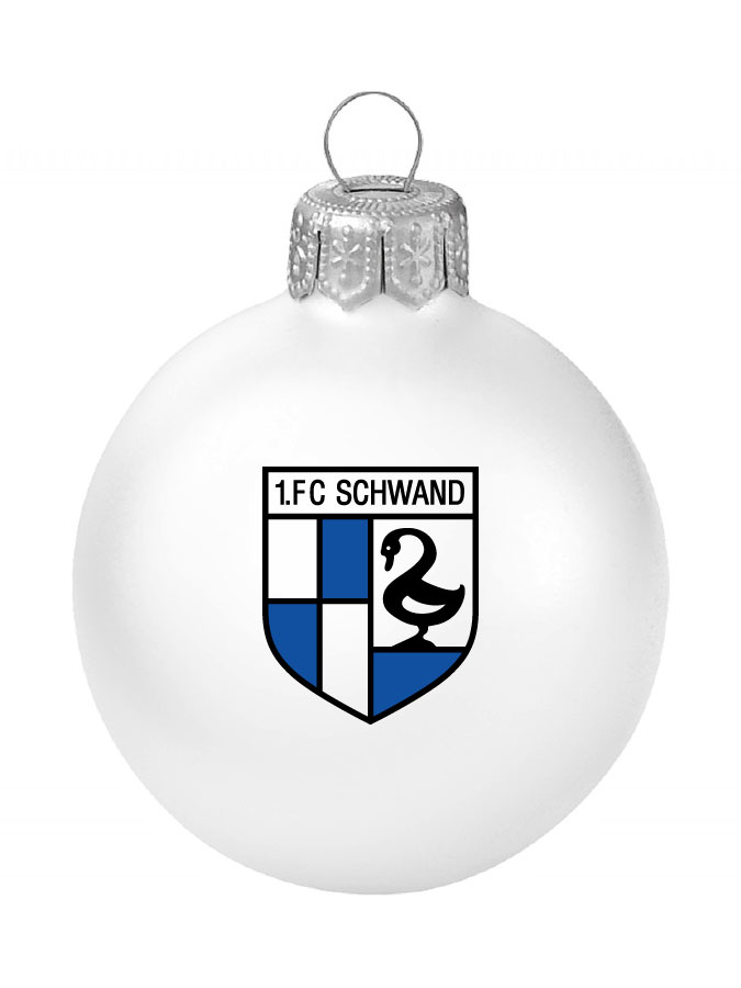 Weihnachtskugel Logo 8cm