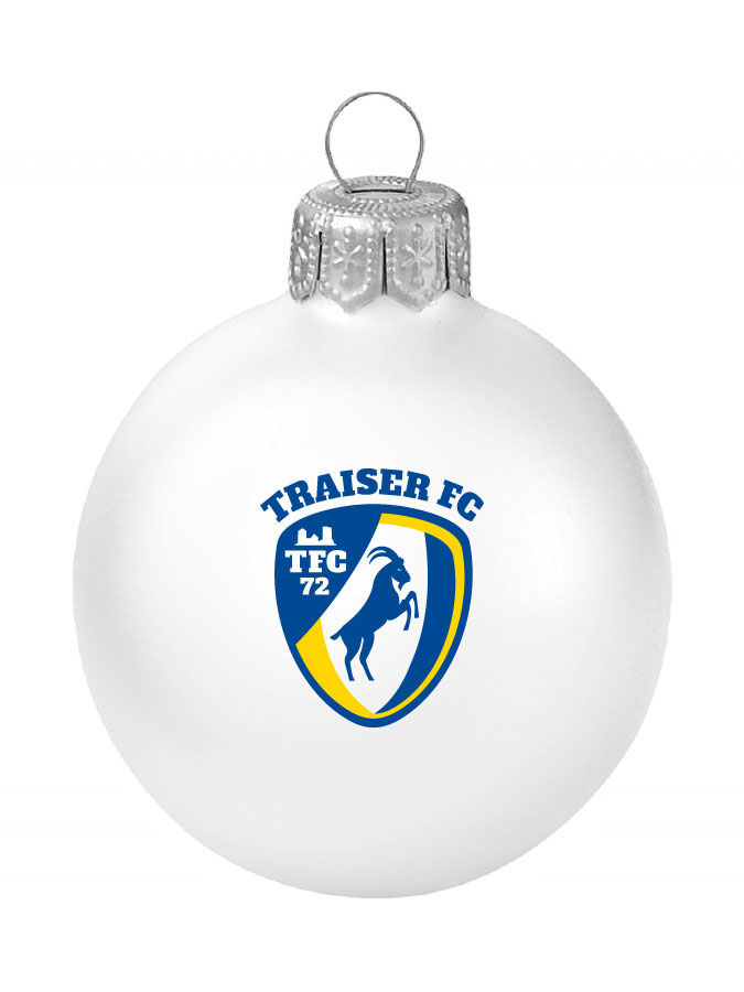 Weihnachtskugel Logo 8cm