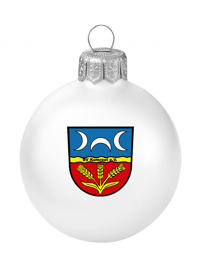 Weihnachtskugel Logo 8cm