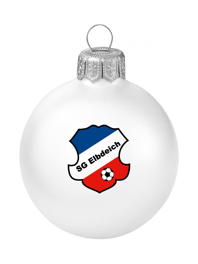 Weihnachtskugel Logo 8cm