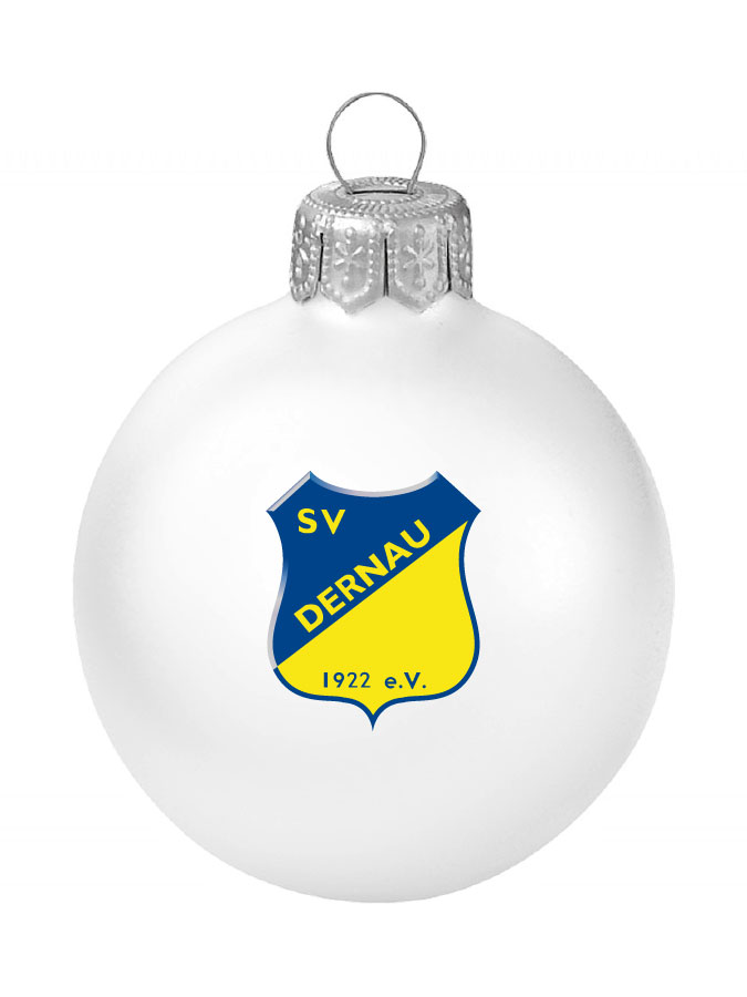Weihnachtskugel Logo 8cm