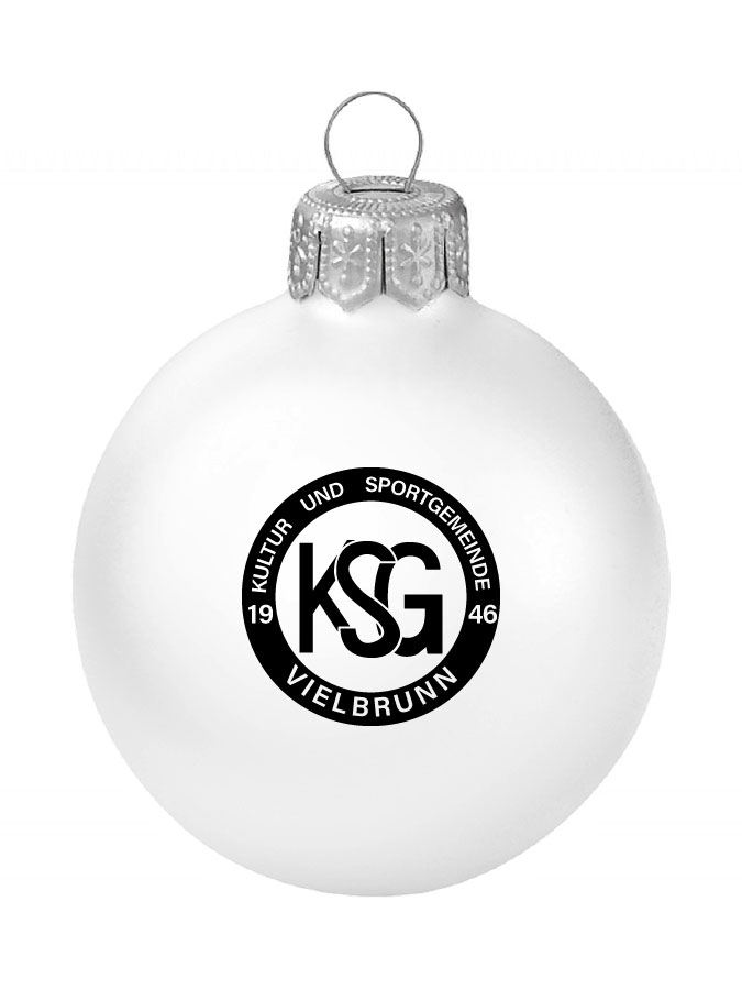 Weihnachtskugel Logo 8cm