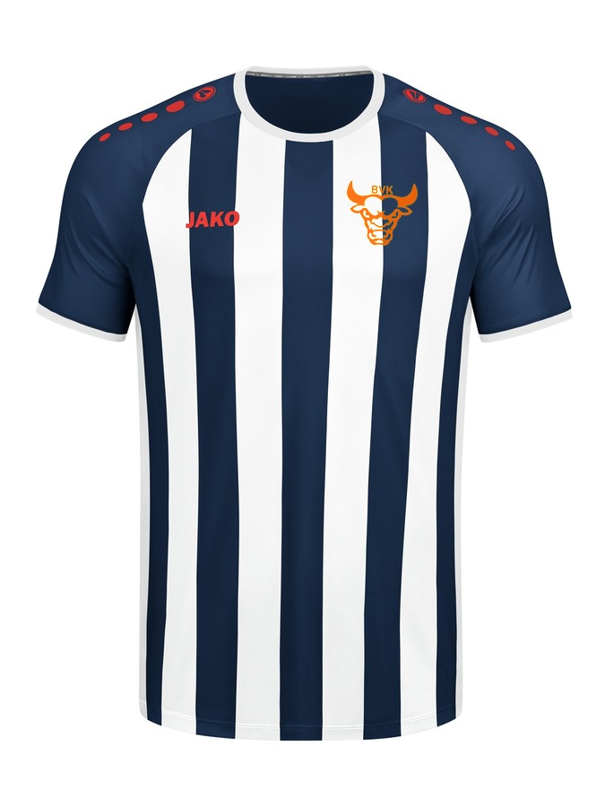 Navy-Weiß-Neonorange