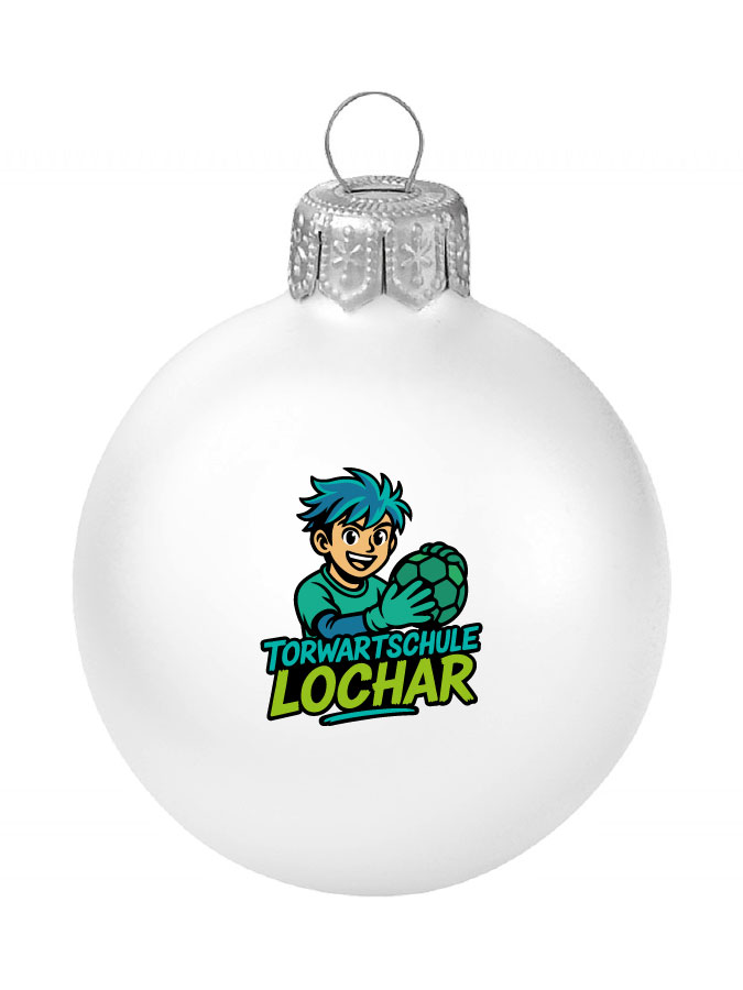 Weihnachtskugel Logo 8cm