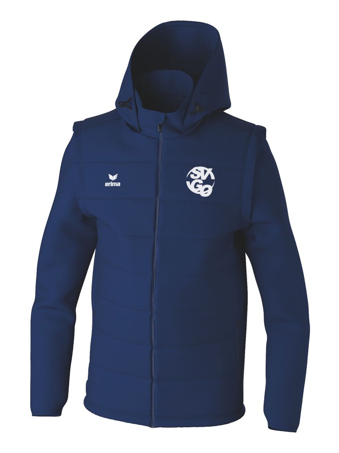 Erima Team Jacke mit abnehmbaren Ärmeln