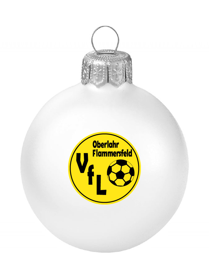 Weihnachtskugel Logo 8cm
