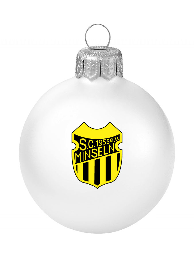 Weihnachtskugel Logo 8cm