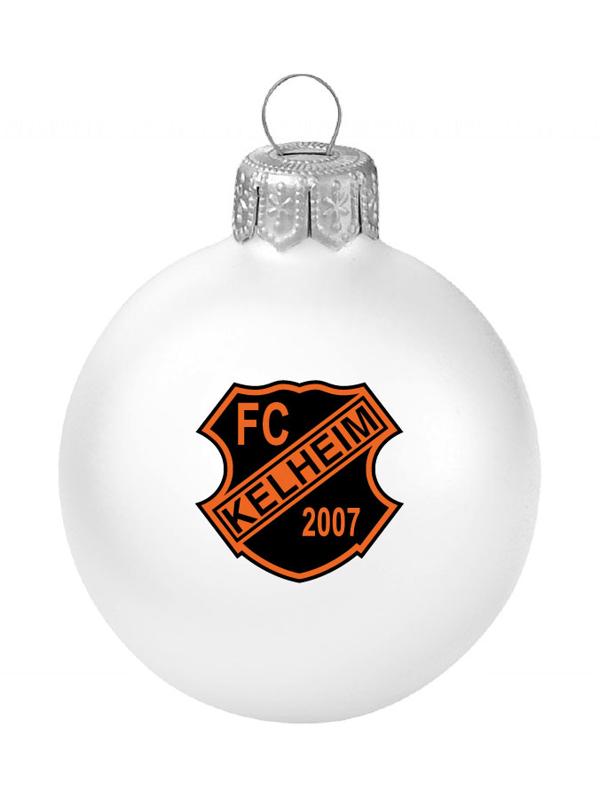 Weihnachtskugel Logo 8cm