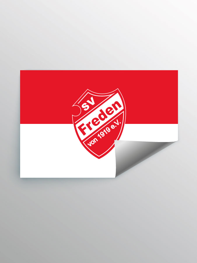 Aufkleber DIN A7 Logo