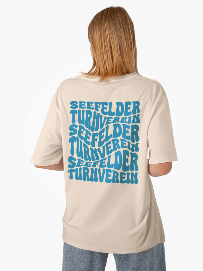 Oversized Shirt Wavy Damen