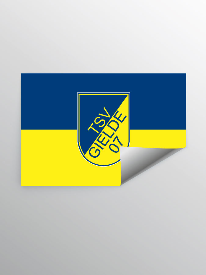 Aufkleber DIN A7 Logo