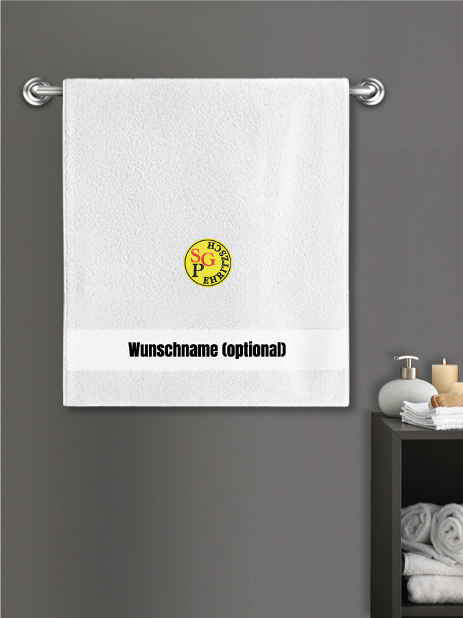 Badehandtuch Team Sticklogo