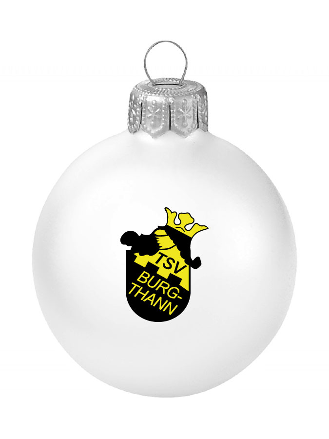 Weihnachtskugel Logo 8cm